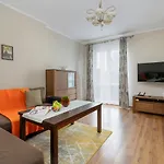 Traditionally Furnished With Balcony In By Renters Apartment Poznan