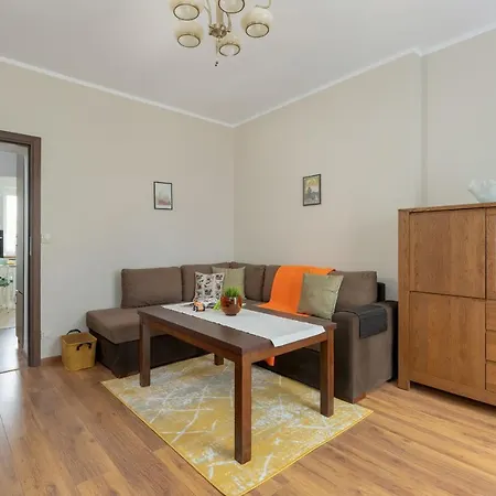Traditionally Furnished With Balcony In By Renters Apartment Poznan