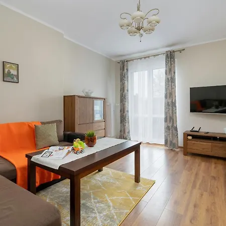 Traditionally Furnished With Balcony In By Renters Apartment Poznan